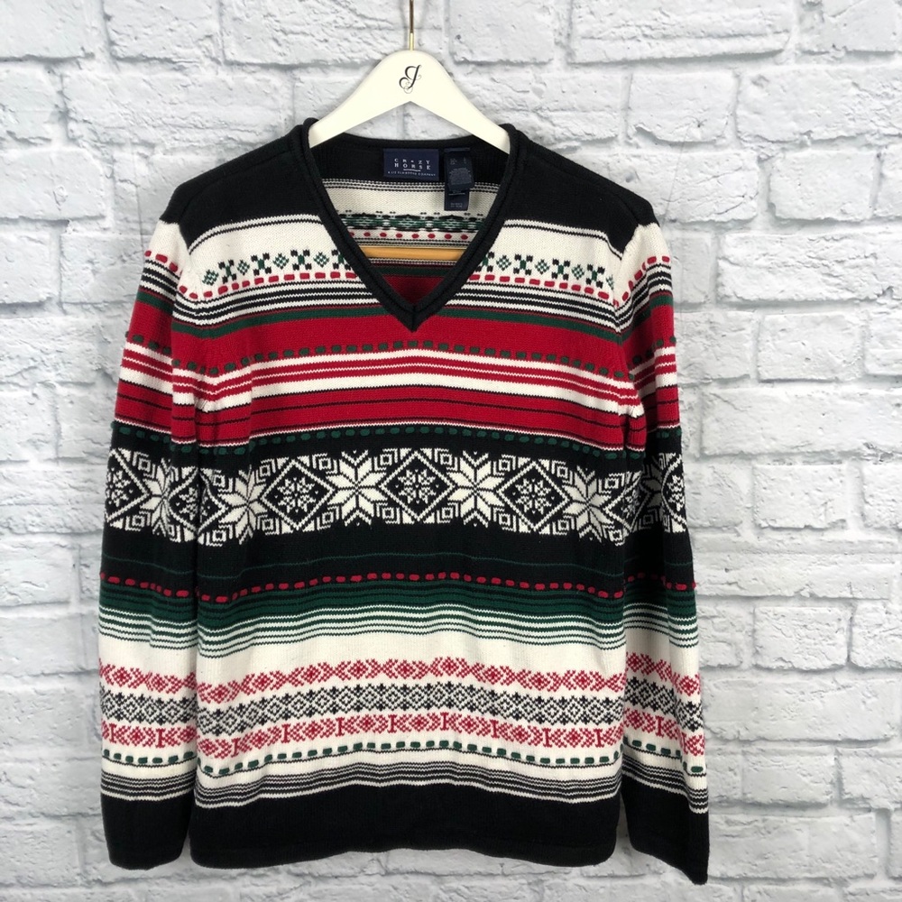 Crazy Horse by Liz Claiborne Sweater Size LG